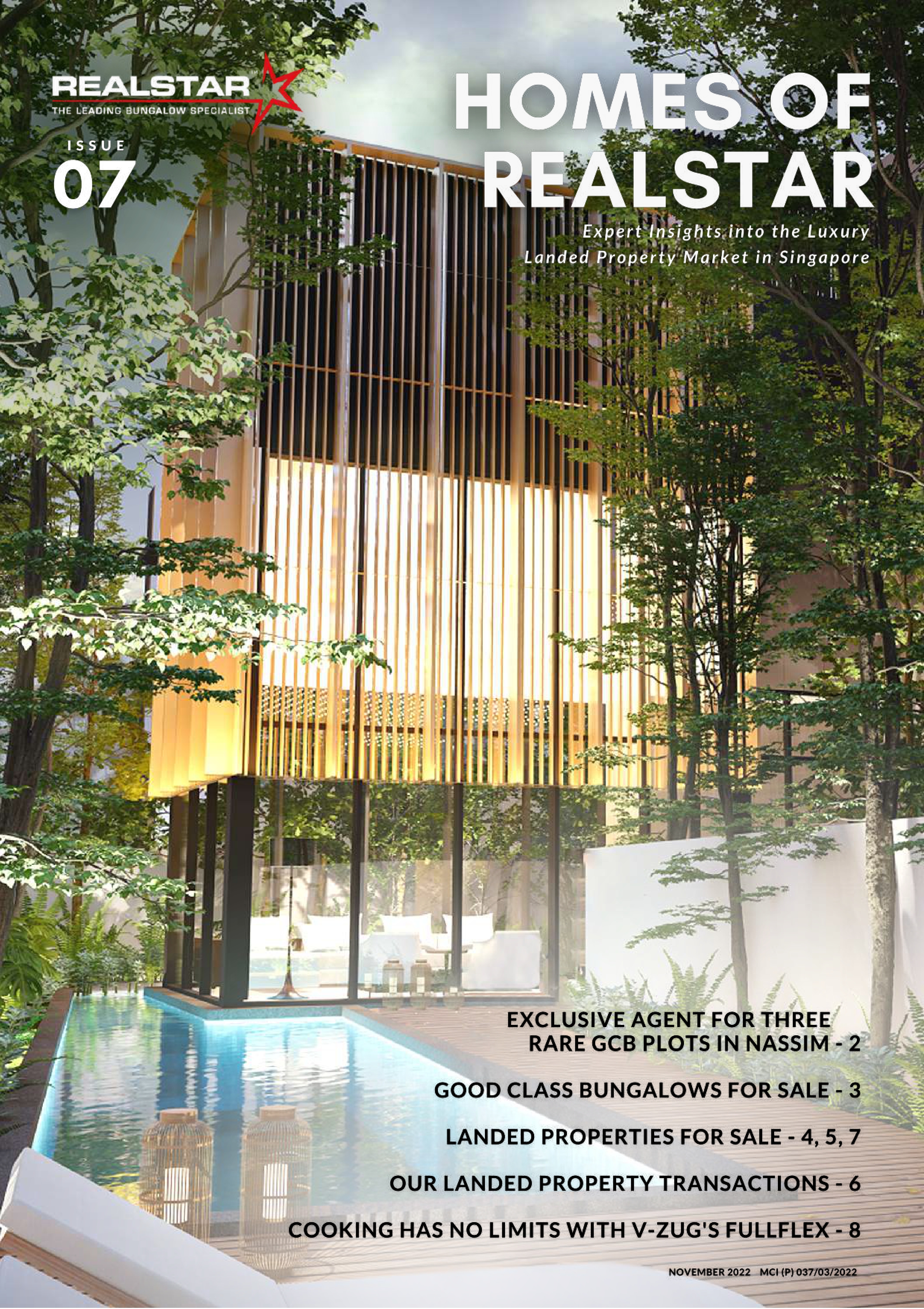 Issue 7 . Nov 2022 . Homes of Realstar